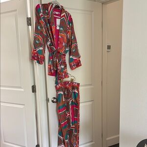 Vibrant Patterned Two-Piece Set